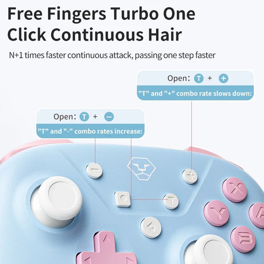 Aolion Pro Wireless Controller for Nintendo Switch, Lite, PC, iOS, Android - Turbo Gamepad for Ultimate Gaming Experience