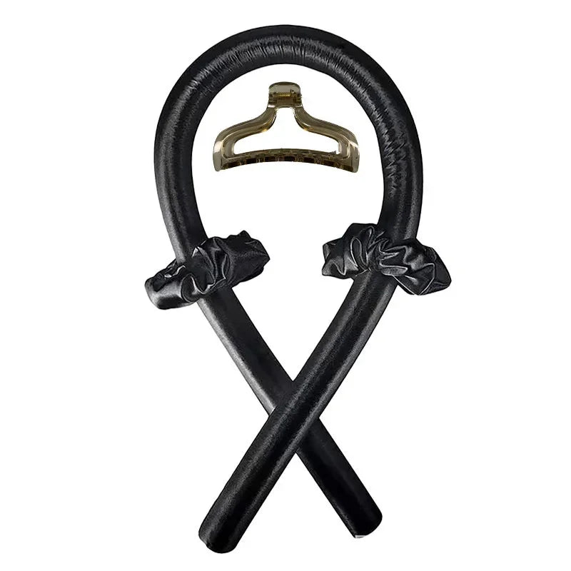 Heatless Silk Curling Rod Headband for Effortless Curls - Ideal for Sleepovers, Travel & Lazy Hair Days