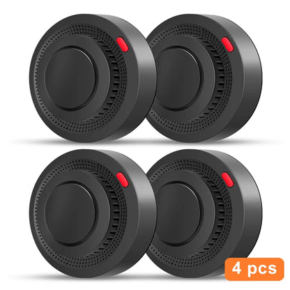 Tuya Smart WiFi Smoke Detector for Home Safety - 85dB Alarm, Smartlife APP Control, Fire Protection System