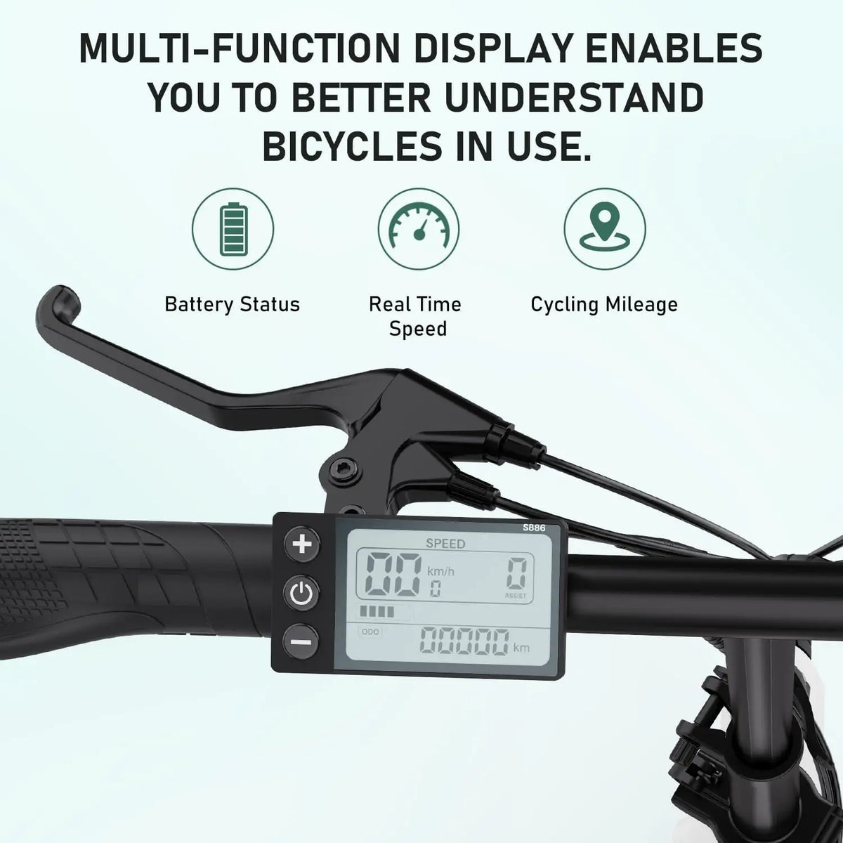 HITWAY Foldable Electric City Bike - 36V Lithium Battery, 35-70km Range, Perfect for Urban Commuters