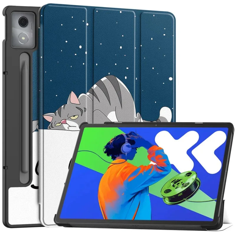 Smart Case for Lenovo Xiaoxin Pad Pro 12.7" - Folding Flip Stand with Auto Sleep Function for TB375FC/TB373FU Tablets
