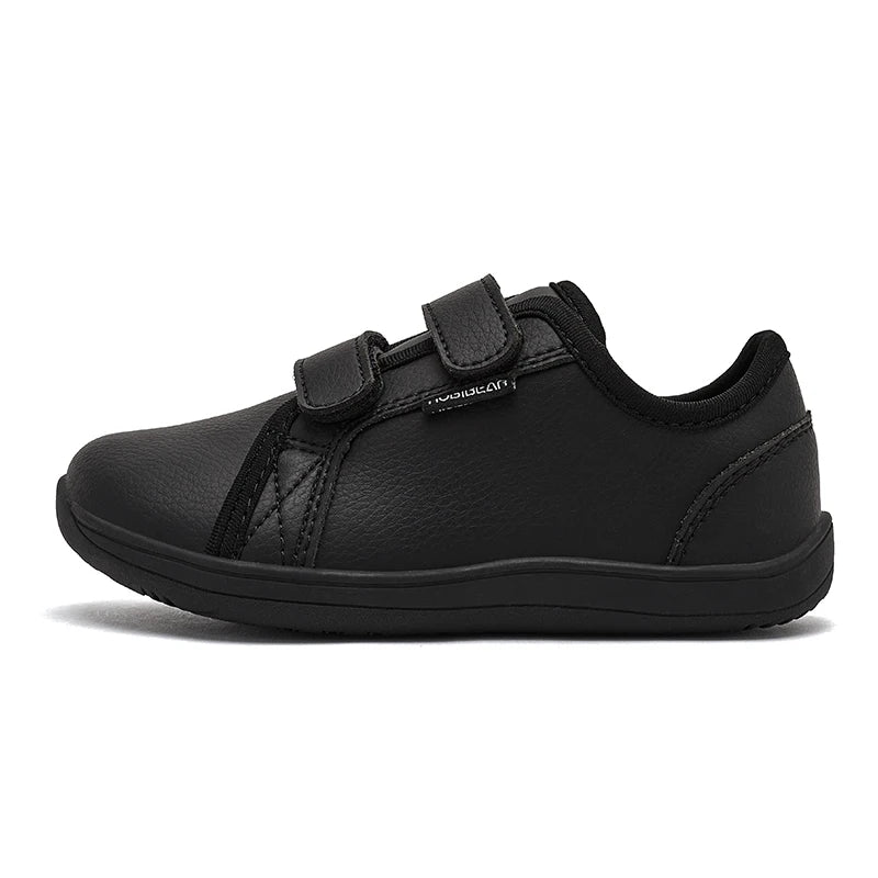 HOBIBEAR Kids Minimalist Barefoot Sneakers - Lightweight Hook Loop Wide Toe Shoes for Little and Big Kids