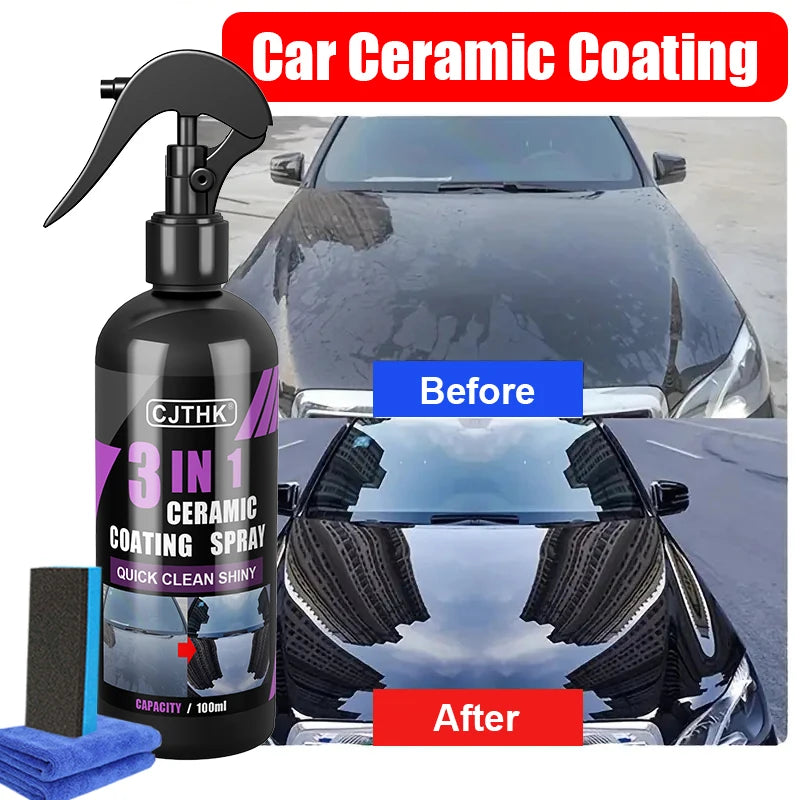 Car Nano Coating Liquid - Hydrophobic Paint Protection for Automotive Enthusiasts | Long-Lasting Shine & Durability