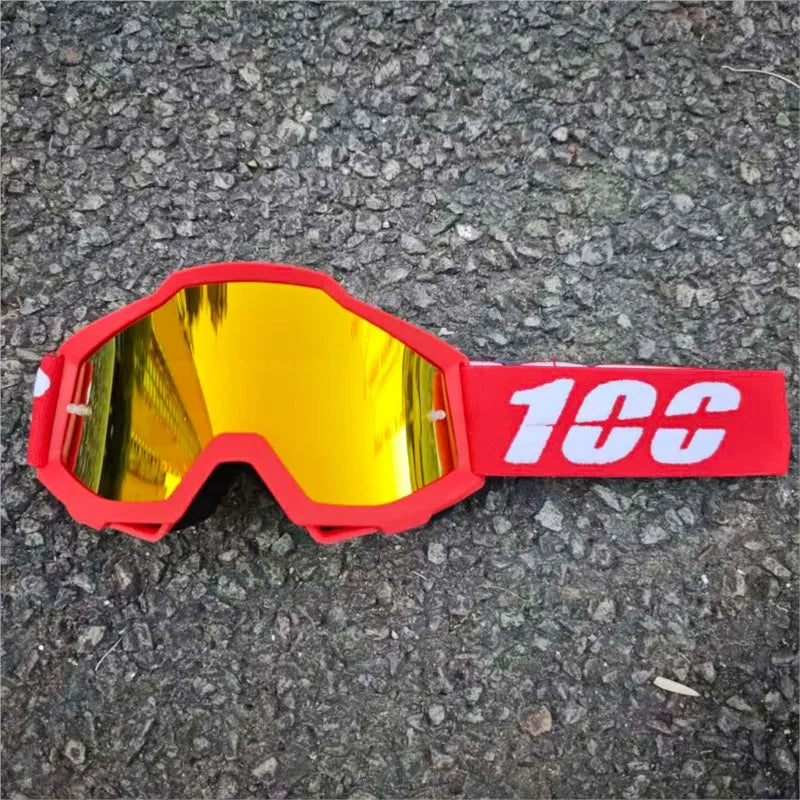 MX Off-Road Goggles for Dirt Bike Racing - Dustproof & Windproof with Durable PC Lens