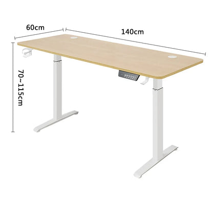 Height Adjustable Electric Sit-Stand Desk - Modern Motorized Gaming & Home Office Table for Ultimate Comfort
