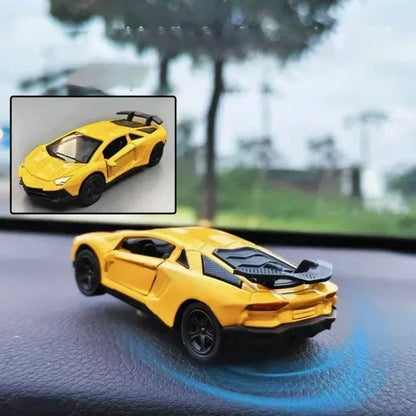 Sports Car Drift Model for Car Enthusiasts - Rotating Dashboard Decoration for Racing Vibes and Unique Center Console Style