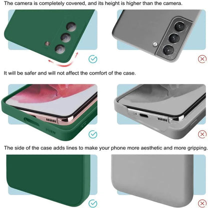 Luxury Liquid Silicone Case for Samsung Galaxy S25, S24, S20, S21, S22, S23, Note 20, A71, A52, A51, A41