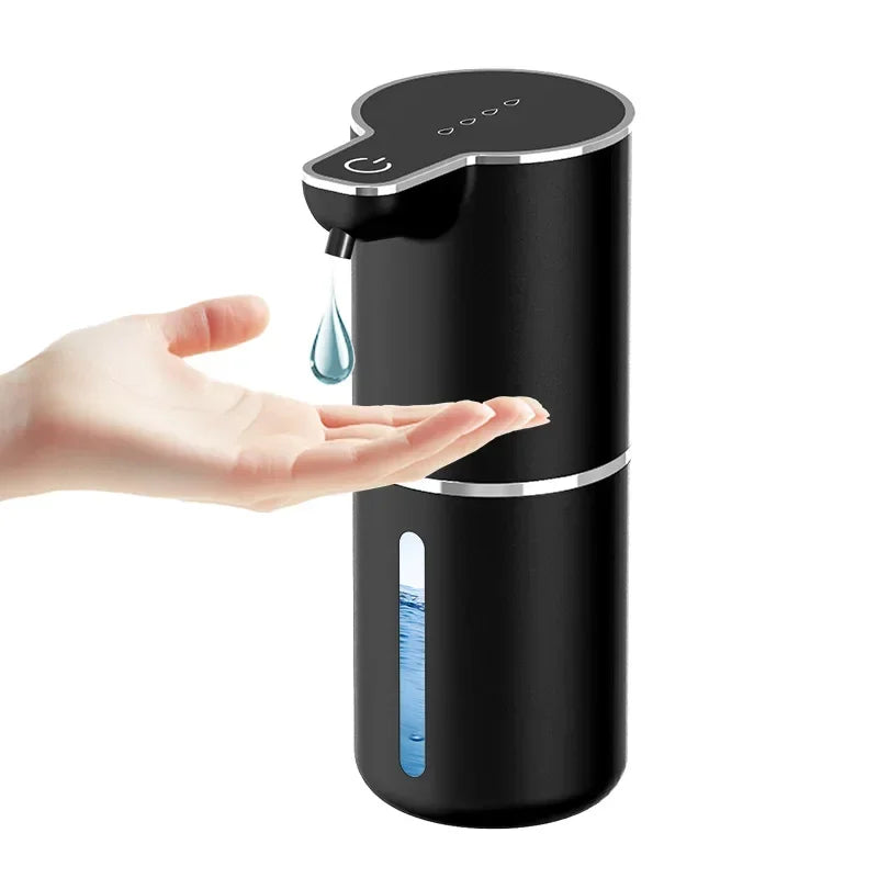 Automatic Waterproof Foam Soap Dispenser for Home & Kitchen - 350ml Rechargeable, Adjustable Foam, Type C