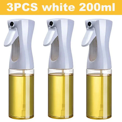 Oil Spray Bottle – 200/300/500ml Olive Oil & Vinegar Dispenser for Cooking, Baking, and Camping
