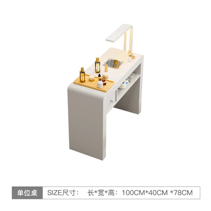 Professional Portable Manicure Table by [Brand Name] - Elevate Your Salon Experience with Aesthetic Nail Design Furniture