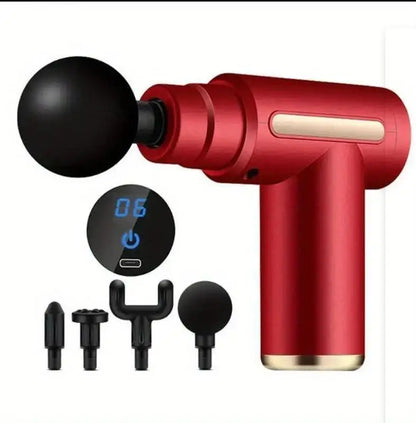 Mini Muscle Massage Gun for Athletes – Portable Deep Tissue Handheld Percussion Massager for Back, Neck, and Legs