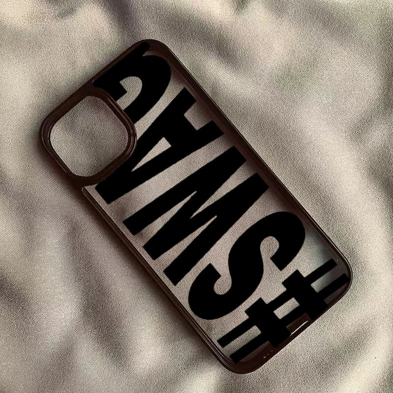 SWAG Bold Letter Shockproof Phone Case for iPhone 11 12 13 14 15 16 Pro Max, SE 2022, X XR XS Max, 7 8 Plus