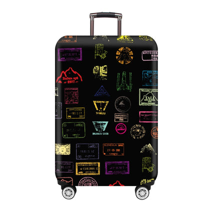 Luggage Cover for 18-32 Inch Suitcases - Stretch Fabric Baggage Protector & Dust Case Travel Organizer