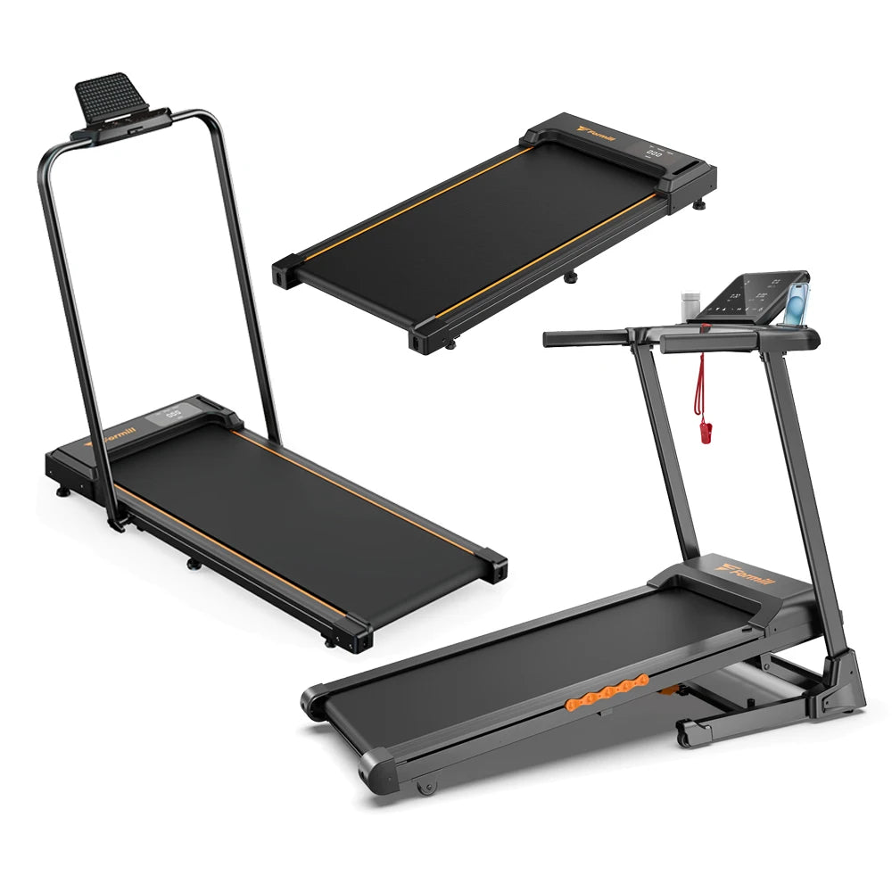 Formill Foldable Treadmill for Home Fitness – Low Noise, Incline & Handrail Options | EU Warehouse