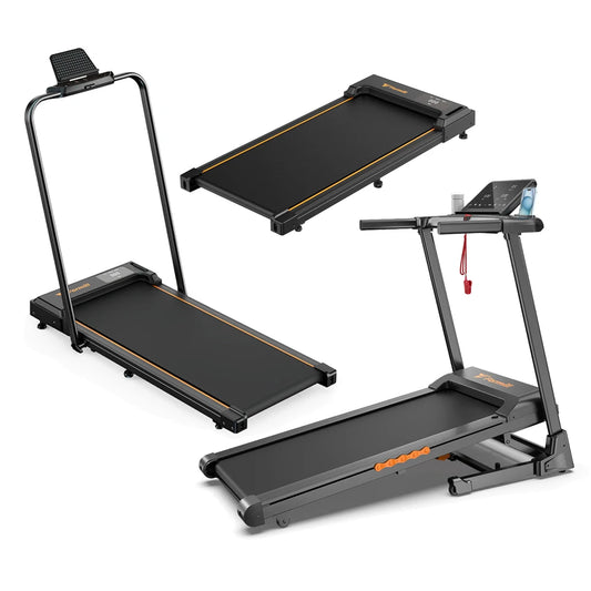 Formill Foldable Treadmill for Home Fitness – Low Noise, Incline & Handrail Options | EU Warehouse