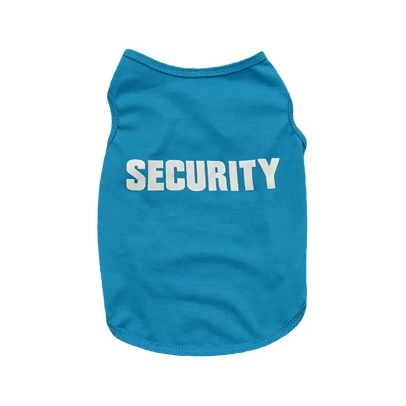 Summer Security Vest for Small Dogs – Chihuahua, Yorkshire & Cats – Lightweight T-Shirt Costume