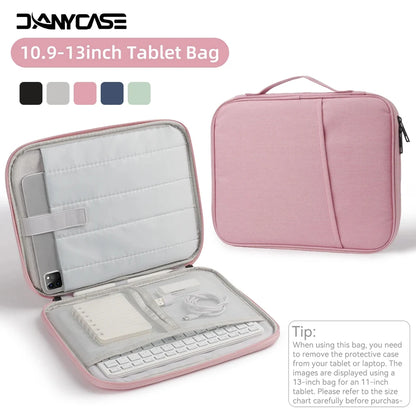 Laptop Bag for 11-13 Inch Devices - Padded Sleeve for iPad, MacBook, Xiaomi, ASUS, HUAWEI, Lenovo
