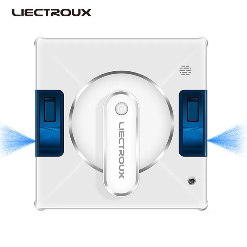Robot Window Cleaner for Home - Liectroux YW509, Smart Vacuum with 4-Way Water Spray & Memory Function