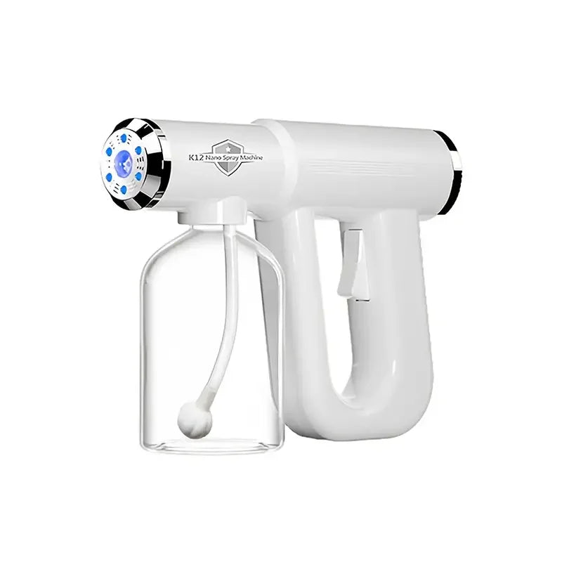 280Ml Electric Nano Spray Bottle for Barbers - USB Rechargeable Blue Light Steam Gun for Hair and Garden Use