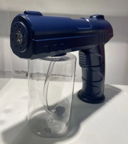 280Ml Electric Nano Spray Bottle for Barbers - USB Rechargeable Blue Light Steam Gun for Hair and Garden Use