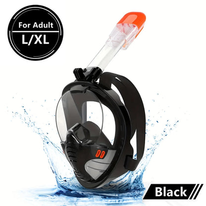 Full Face Anti-Fog Scuba Diving Mask for Adults & Kids - Safe, Waterproof Snorkeling Equipment