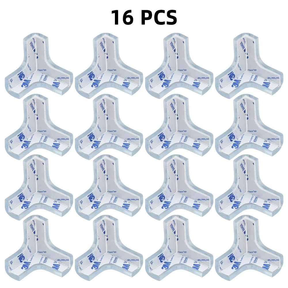 Baby Corner Protectors - Silicone Edge Guards for Safe Homes, Clear Furniture Bumpers for Child Safety