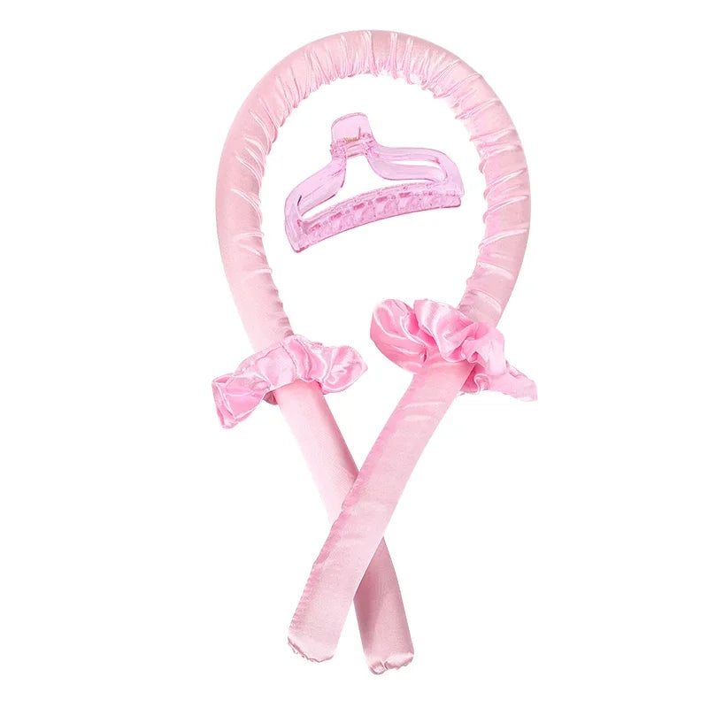 Heatless Silk Curling Rod Headband for Effortless Curls - Ideal for Sleepovers, Travel & Lazy Hair Days