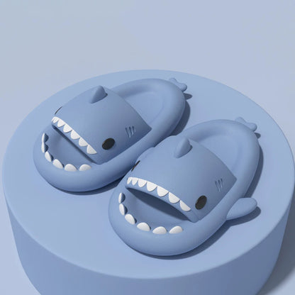 Kids Shark Slippers - Non-slip Cartoon Sandals for Boys & Girls - Comfortable Home & Beach Slides