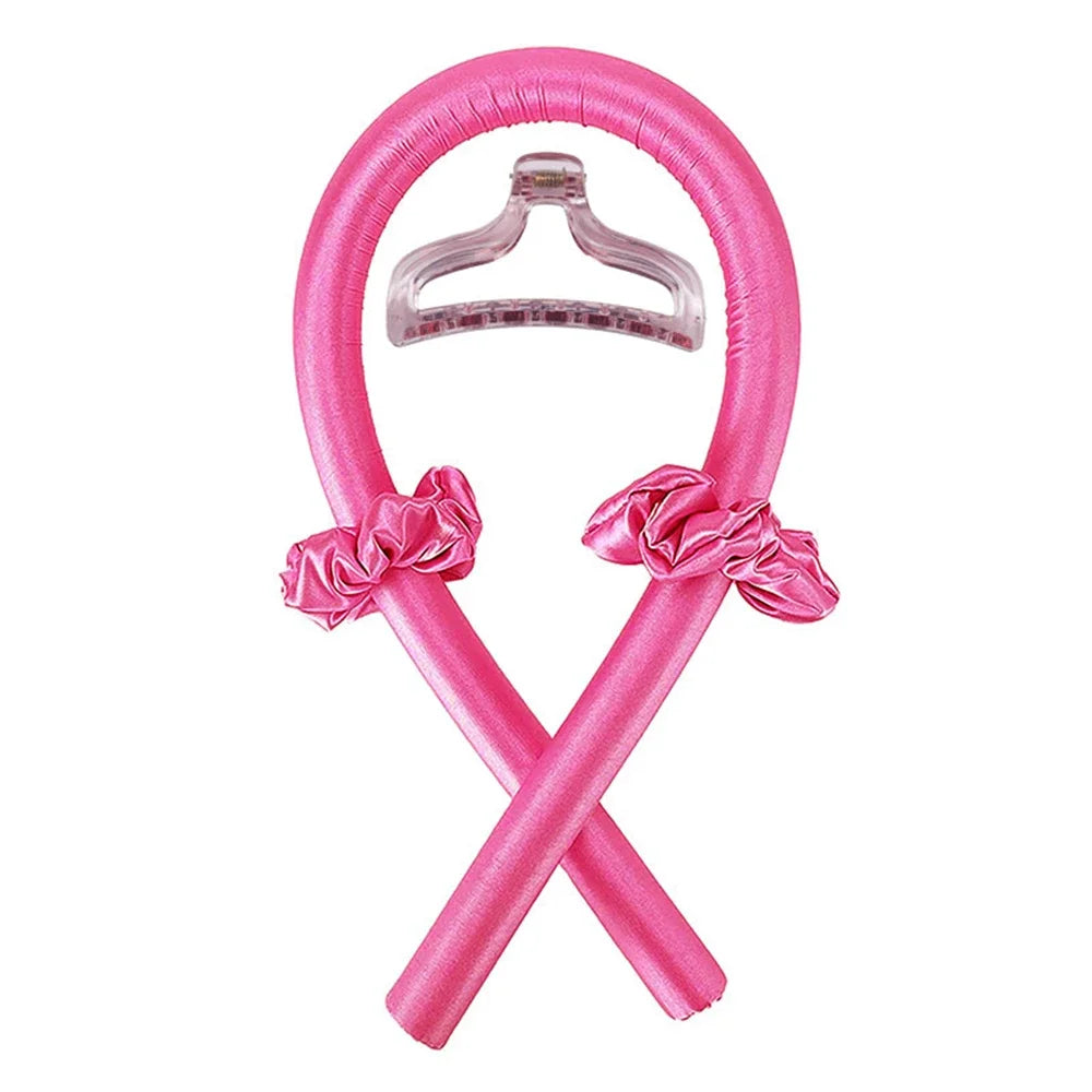 Heatless Silk Curling Rod Headband for Effortless Curls - Ideal for Sleepovers, Travel & Lazy Hair Days