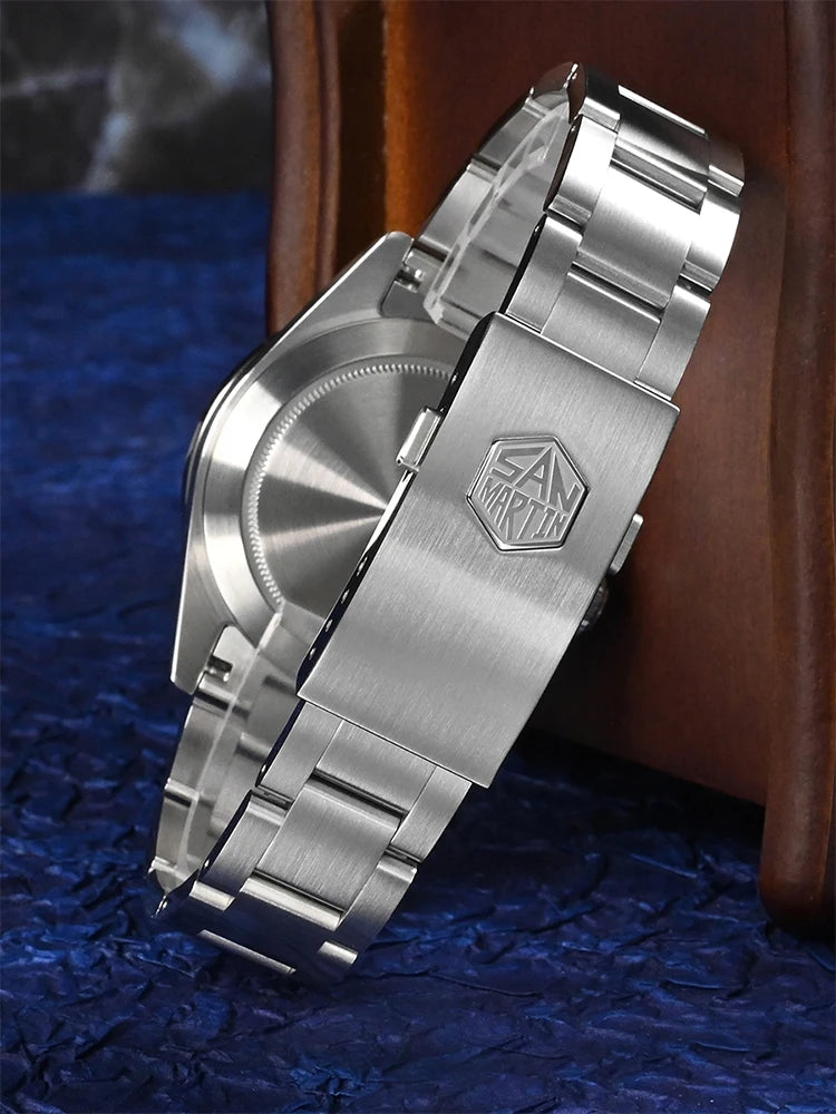 San Martin 39mm NH34 BB GMT Automatic Sport Watch for Men - Sapphire, Luminous, 100m Waterproof Relogio SN0054