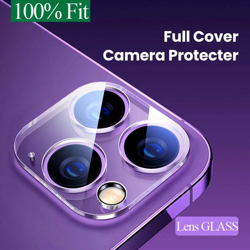 Camera Lens Protector for iPhone 15 Pro Max, 14 Pro Max, 13 Pro, 12, 11 - Premium Glass Lens Cover & Film Accessories