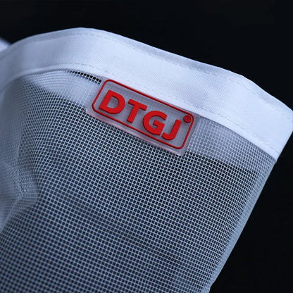 DTGJ Magnetic Door Screen for Large Sliding Glass Doors - Custom Size White Mosquito Net with Automatic Closing for Summer Insect Protection