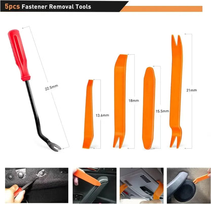Car Fastener Clip Kit - 800pcs Auto Body Rivets for Fender, Bumper, Door Trim Panel Repair