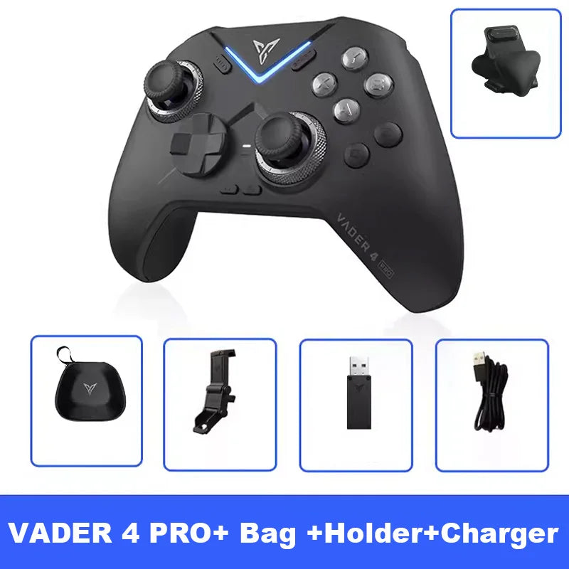 Flydigi Vader 4 Pro Wireless Game Controller for PC, Switch, Mobile, and TV - Vibrate Trigger, 1000Hz Performance
