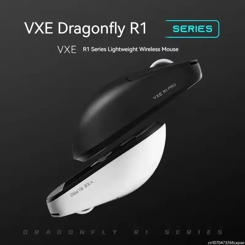ATK VXE Dragonfly R1 E-Sports Mouse - Lightweight, Ergonomic, 3-Mode Bluetooth, Long Battery Life for Gamers