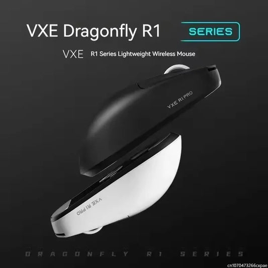 ATK VXE Dragonfly R1 E-Sports Mouse - Lightweight, Ergonomic, 3-Mode Bluetooth, Long Battery Life for Gamers