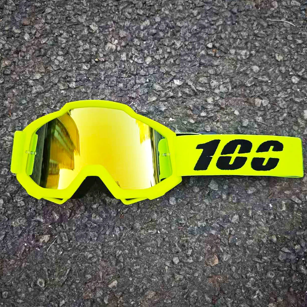 MX Off-Road Goggles for Dirt Bike Racing - Dustproof & Windproof with Durable PC Lens