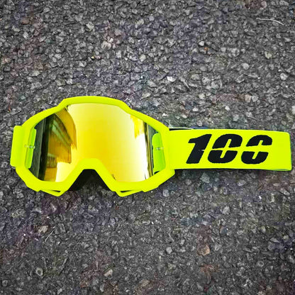MX Off-Road Goggles for Dirt Bike Racing - Dustproof & Windproof with Durable PC Lens