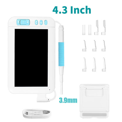 Digital Otoscope by [Brand Name]: 1080P HD Ear Scope with 3.9mm Camera & Rechargeable 2500mAh Battery for Clear Ear Cleaning