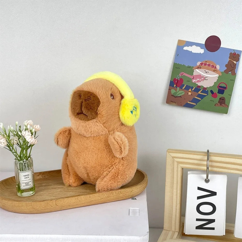 Cute Capybara Plush Toy with Wings - Small Stuffed Animal for Kids' Birthdays and Parties