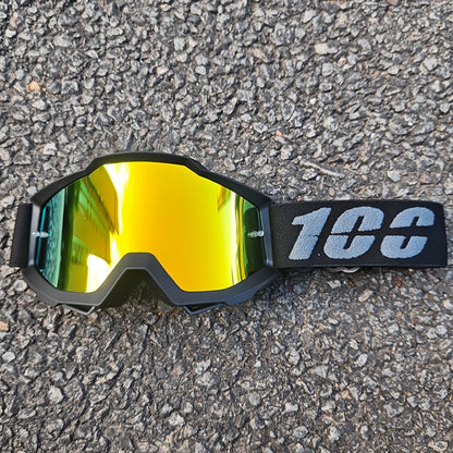 MX Off-Road Goggles for Dirt Bike Racing - Dustproof & Windproof with Durable PC Lens