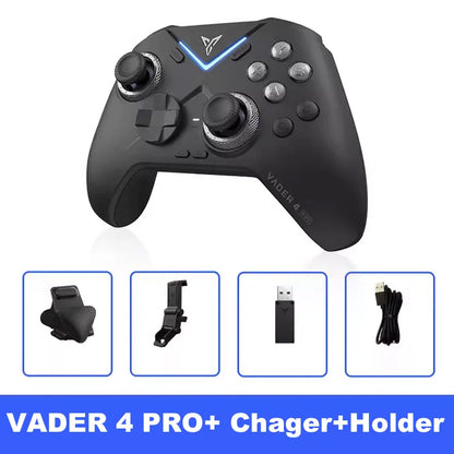 Flydigi Vader 4 Pro Wireless Game Controller for PC, Switch, Mobile, and TV - Vibrate Trigger, 1000Hz Performance