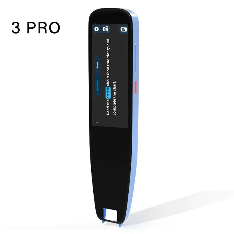 Scan Reader Pen 3 PRO - Smart Voice Translator for Dyslexia & Autism, 112 Languages, Instant Reading Aid