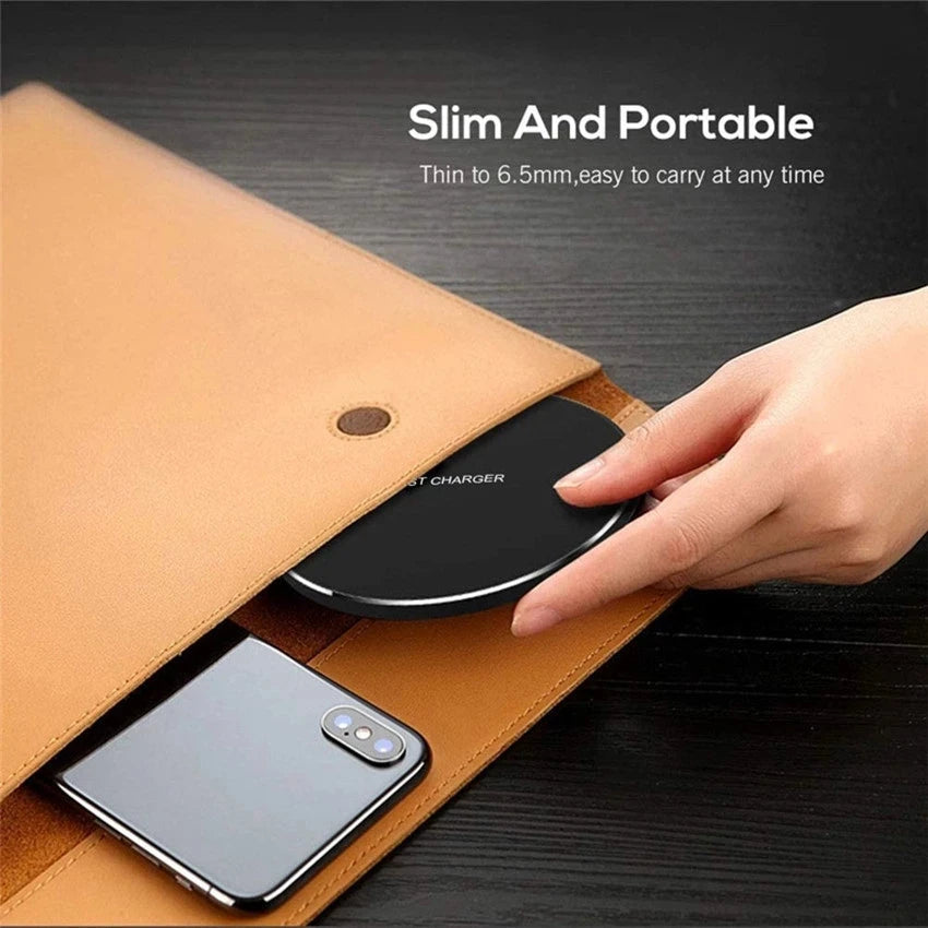 100W Fast Wireless Charger Pad for iPhone 15/14/13/12/11 Pro Max & Samsung Galaxy S24/S23/S22/S20 - Xiaomi Compatible Charging Station