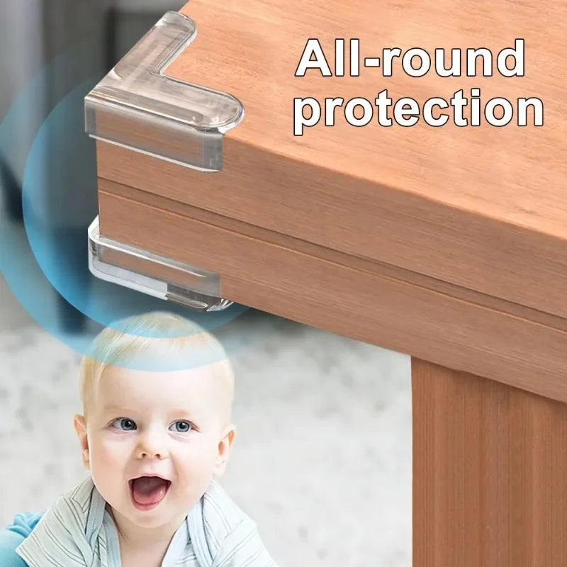 Baby Corner Protectors - Silicone Edge Guards for Safe Homes, Clear Furniture Bumpers for Child Safety