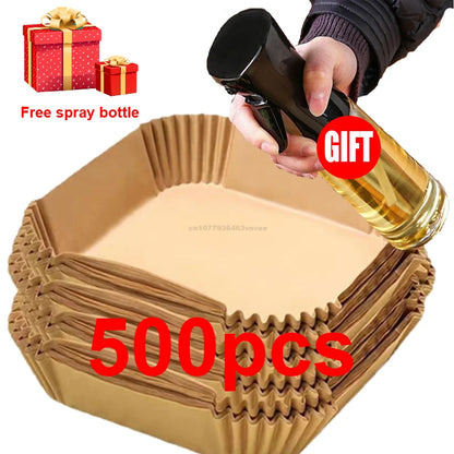20cm Air Fryer Parchment Paper Liners for Baking, Cooking & Pastry - Disposable Oven Accessories