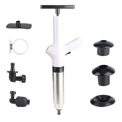 High-Pressure Toilet Plunger for Unblocking Drains - Powerful Clog Remover for Homeowners and DIY Enthusiasts
