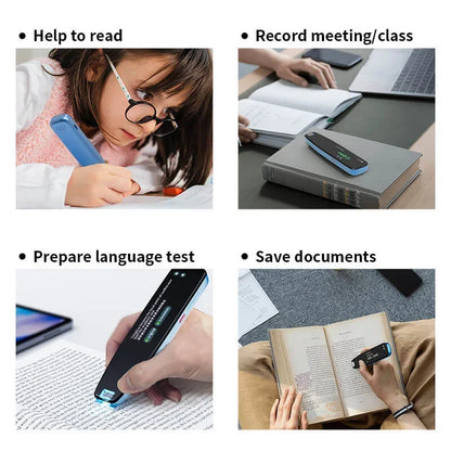 Scan Reader Pen 3 PRO - Smart Voice Translator for Dyslexia & Autism, 112 Languages, Instant Reading Aid
