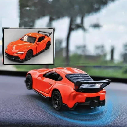 Sports Car Drift Model for Car Enthusiasts - Rotating Dashboard Decoration for Racing Vibes and Unique Center Console Style