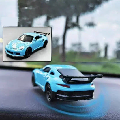 Sports Car Drift Model for Car Enthusiasts - Rotating Dashboard Decoration for Racing Vibes and Unique Center Console Style